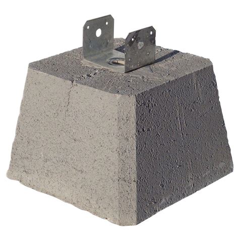 concrete pier metal bracket|home depot concrete footing blocks.